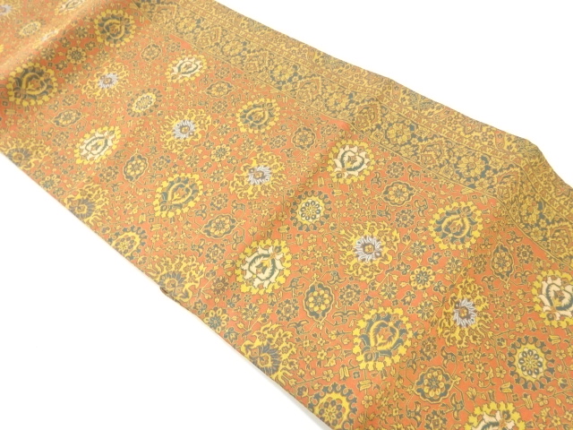 JAPANESE NAGOYA OBI / WOVEN FLOWER